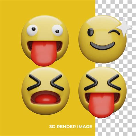 Premium Psd 3d Rendering Of Expression Emoji