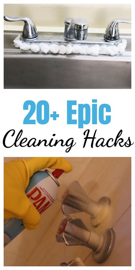 20 Cleaning Hacks Tips And Tricks For An Easier Life Cottage Notes