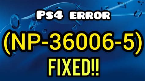 How To Fix Error Np On Ps With Best Method Youtube