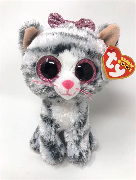 Ty Beanie Boos Kiki Kitty Plush Toy 6 Etsy