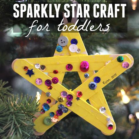 Toddler Approved Sparkly Star Craft For Toddlers