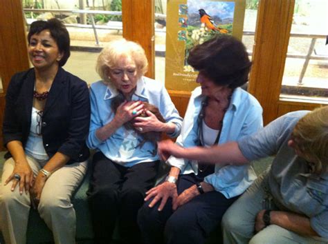 Update Betty White Visits The National Zoo At The Smithsonian
