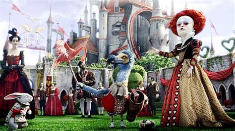 New Image Of The Red Queen From Tim Burtons Alice In Wonderland