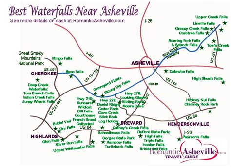 Asheville Nc Waterfall Road Trips And Maps Nc