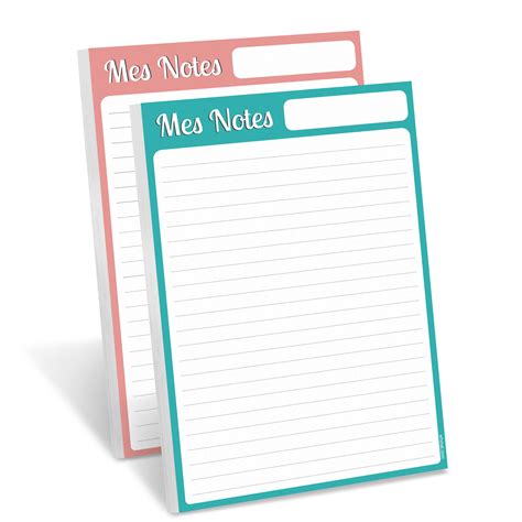 Bloc Note ⋆ Mes Notes ⋆ To Do List Pense Bête ⋆ Whinat
