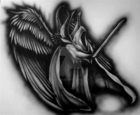 Dark Angel Airbrush By Blackpeavelvet On Deviantart