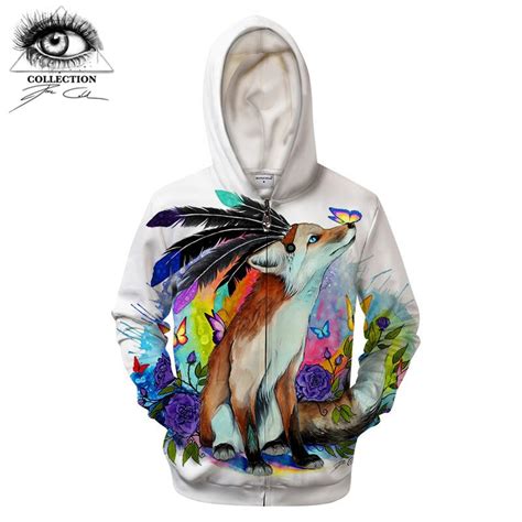 Shop 1000+ stylish hoodies for guys and zip up hoodies womens. Fuchs friends by Zipper 3D Hoodie artist Unisex ...