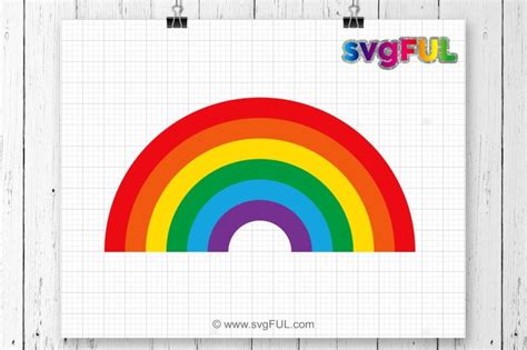 Free Rainbow Svg Rainbow Cut File Rainbow With Magic Svg Rainbow