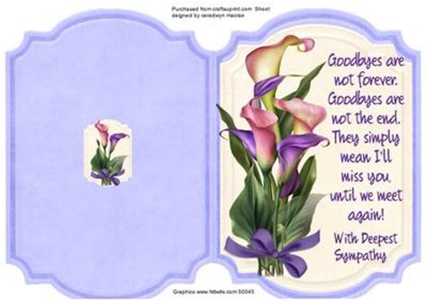 We recommend printing cards on. Pruint, Cut, Fold, , with Deepest Sympathy - CUP580471 ...