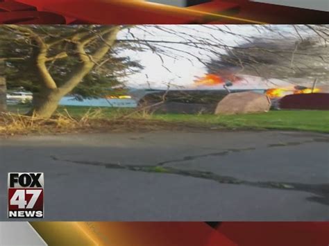 Mobile Home Catches Fire In Dewitt Township