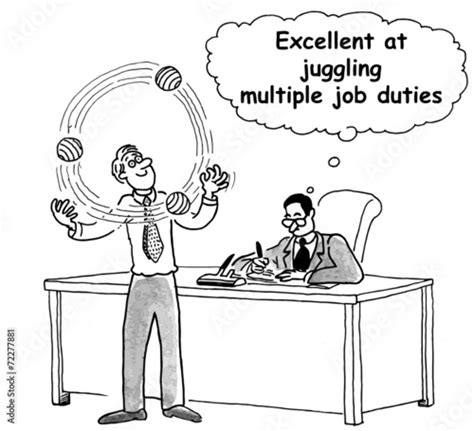 Excellent At Juggling Multiple Job Duties Stock Image And Royalty
