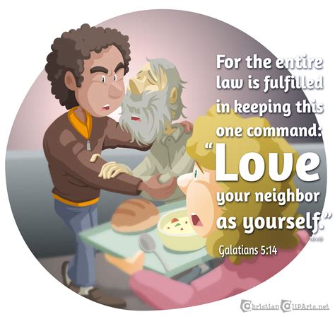 Word Of God Love Your Neighbor As Yourself Galatians 514 Matthew 7