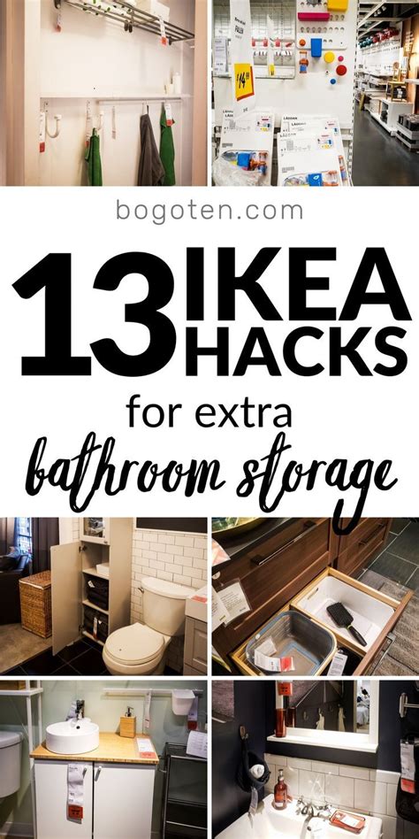 13 Ikea Bathroom Hacks That Will Keep Your Bathroom Tidy Diy Bathroom