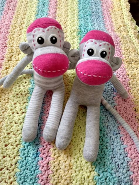 Soft Baby Sock Monkey For Babies Etsy Uk