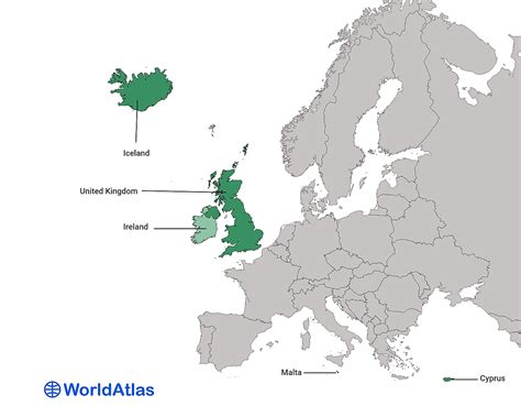 Which European Countries Are Islands Worldatlas