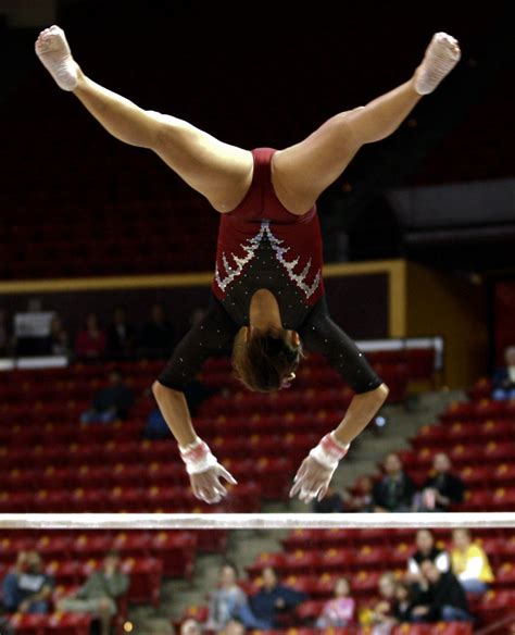 This group consists of enthusiasts and professional that try to capture this beauty in a single image. ASU Utah gymnastics 724 | Mike Lagman | Flickr