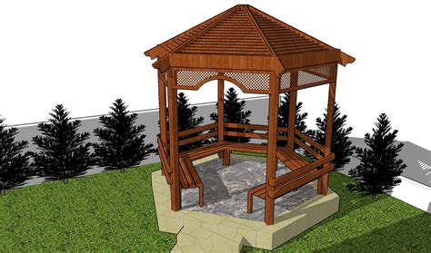 Extend antiophthalmic factor backyard deck area with vitamin a gazebo with these instructions from the experts at diy summerwood offers leisurely to follow diy plans and blueprints for sheds gazebos. Free Gazebo Plans - How to Build a GAzebo: Building a gazebo