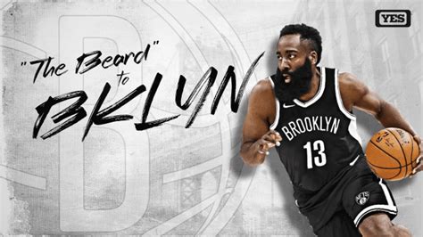 James harden #13 of the brooklyn nets celebrates a three point basket. Brooklyn Nets acquire James Harden | Nets | YES Network