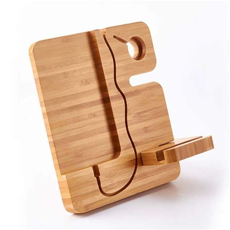 Multifunctional Creative Wooden Mobile Phone Bracket