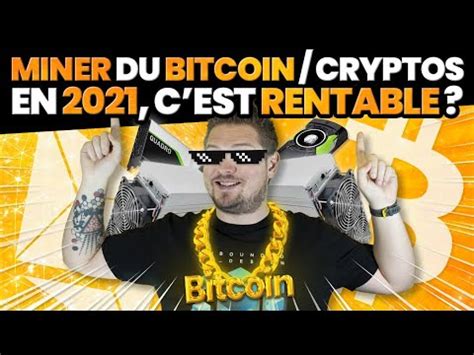 Just note that the more popular the cryptocurrency is, the more difficult it is to mine. Miner du Bitcoin / Crypto en 2021, c'est rentable ? - YouTube