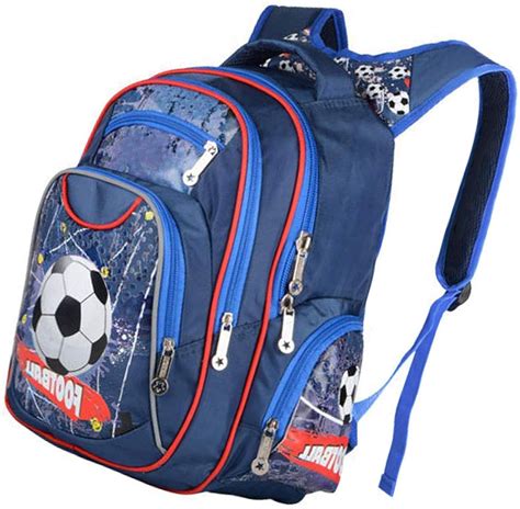 Boys Backpacks Kids Primary School Bags Football Hard Shell Rucksack