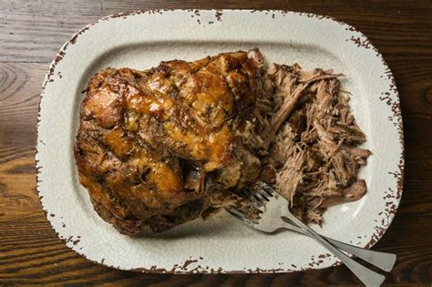 Crock pot pork shoulder for pulled pork recipe. Pernil Asado | Recipe | Cooking, Recipes, Pork