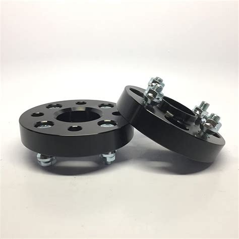 2 Pieces 0787 20mm Hub Centric Black Wheel Spacers Bolt Pattern 4x100
