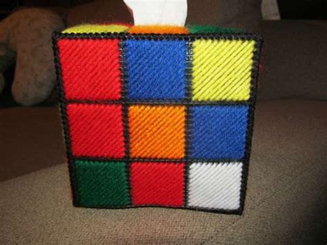 Puzzling Kleenex Containers Rubik S Cube Tissue Box Cover