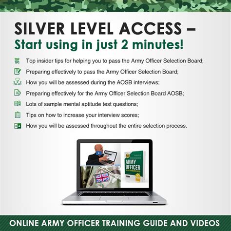 Online Access Army Officer Silver Pack How 2 Become