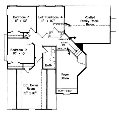 Colonial Style House Plan 4 Beds 25 Baths 2000 Sqft Plan 927 239