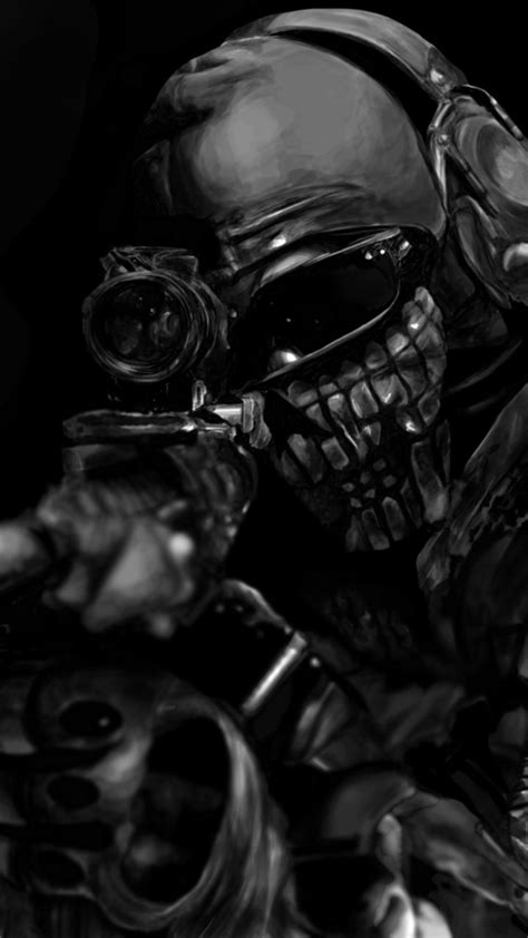 720x1280 Artwork Dark Soldier Call Of Duty Ghosts Wallpaper Call