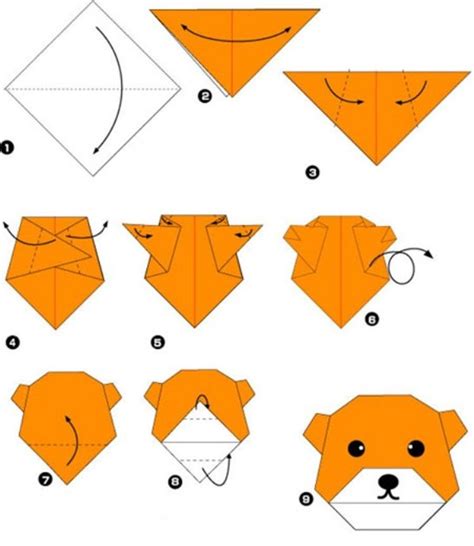 Simple origami for kids and their parents. Selection of ...