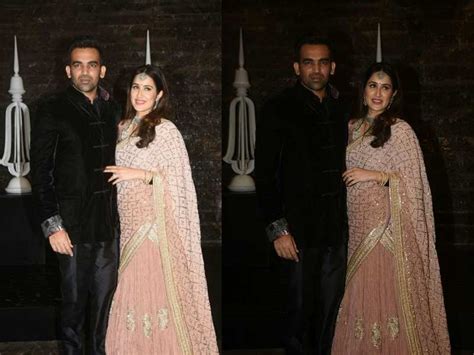 Check spelling or type a new query. Newlywed Sagarika Ghatge and Zaheer Khan look stunning at their wedding reception