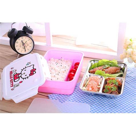 304 Stainless Steel Lunch Boxes With Compartments Microwave Bento Box