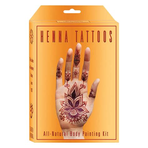 Have you always wanted to try your creative hand at henna yourself? Earth Henna Premium Body Painting Kit | Temporary Tattoos