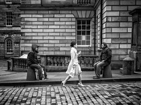 Abtin Eshraghi Street Photography Edinburgh Street Black And White 19