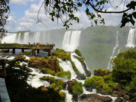 Argentina The Iguazu Waterfalls One Of Mother Natures Most