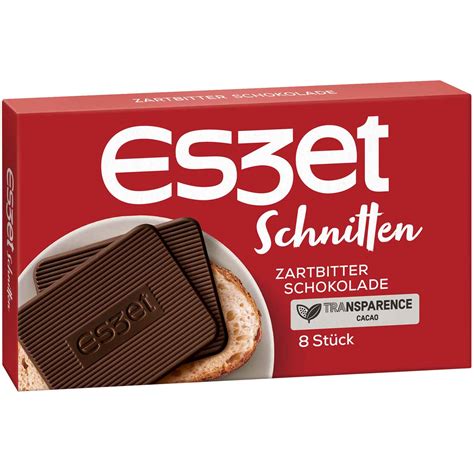 Eszet Schnitten Zartbitter Schokolade 8er Online Kaufen Im World Of