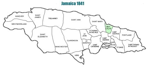 the parishes of jamaica