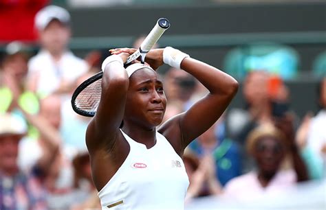 Year Old Cori Coco Gauff Defeats Venus Williams At Wimbledon
