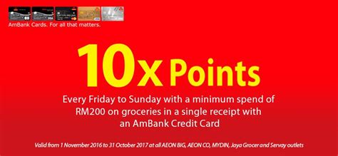 Lingkaran syed putra mid valley city, 58000 kuala lumpur. AmBank 10x Points for Groceries Every Friday to Sunday ...
