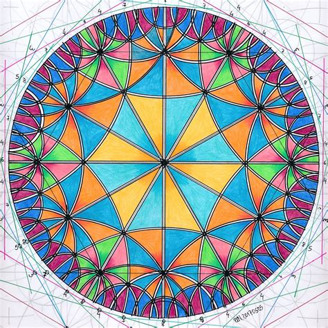 Hyperbolc Symmetry Geometry Circle Limit Noneucledian Escher