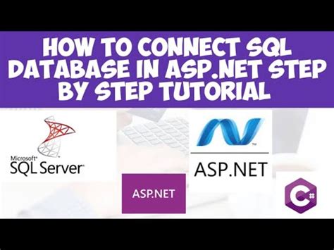 How To Connect Sql Server Database In ASP NET Step By Step Tutorial