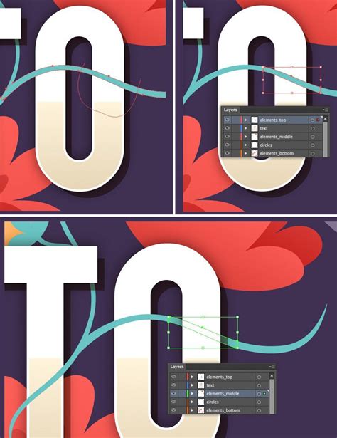 How To Create Vector Floral Typography In Adobe Illustrator Floral