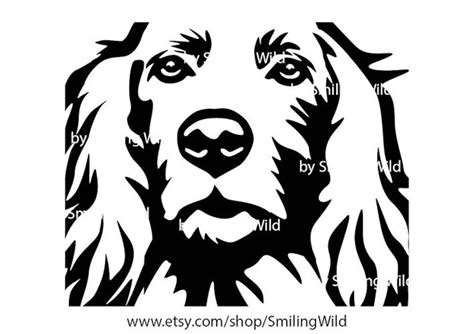 Irish Setter 06 Svg Dog Head Vector Graphic Logo Art Irish Etsy
