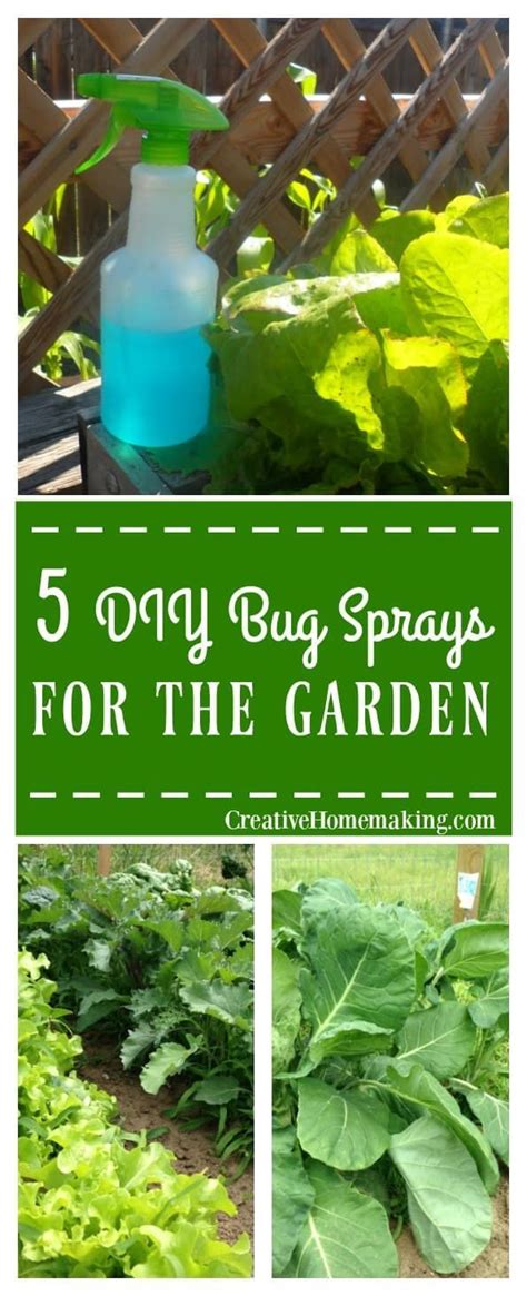 5 Diy Bug Sprays For The Garden Creative Homemaking Garden Bug
