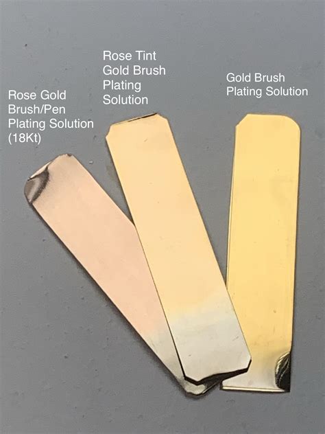 Rose Tint Gold Brush Plating Solution Spa Plating Gold Plating Kit