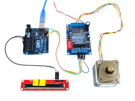 Arduino Control A Dc Or Stepper Motor From A Potentiometer Hobby