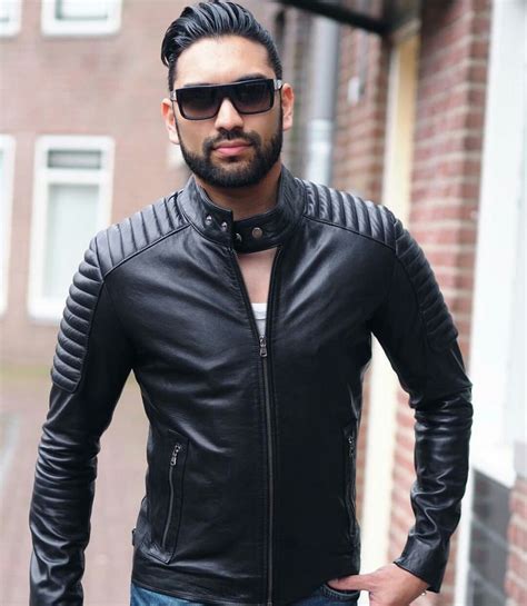 Leather Jacket Jeans Outfit Leather Jacket Men Leather Men Trending Hairstyles For Men