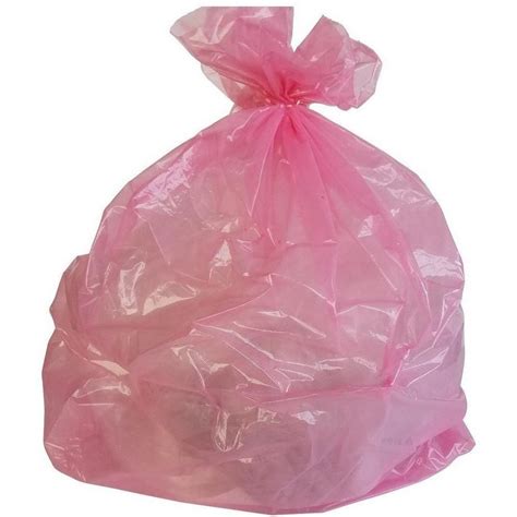 24 In W X 31 In H 12 Gal To 16 Gal 1 Mil Pink Trash Bags 250 Case